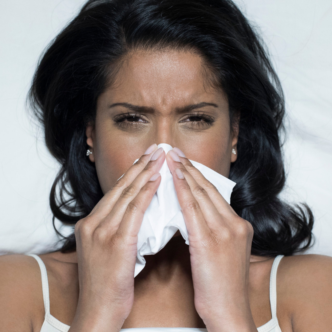 Verstopte neus, loopneus... Rhinitis is het eerste symptoom van huisstofmijtallergie